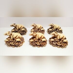 Faux Ivory Chinese Ox